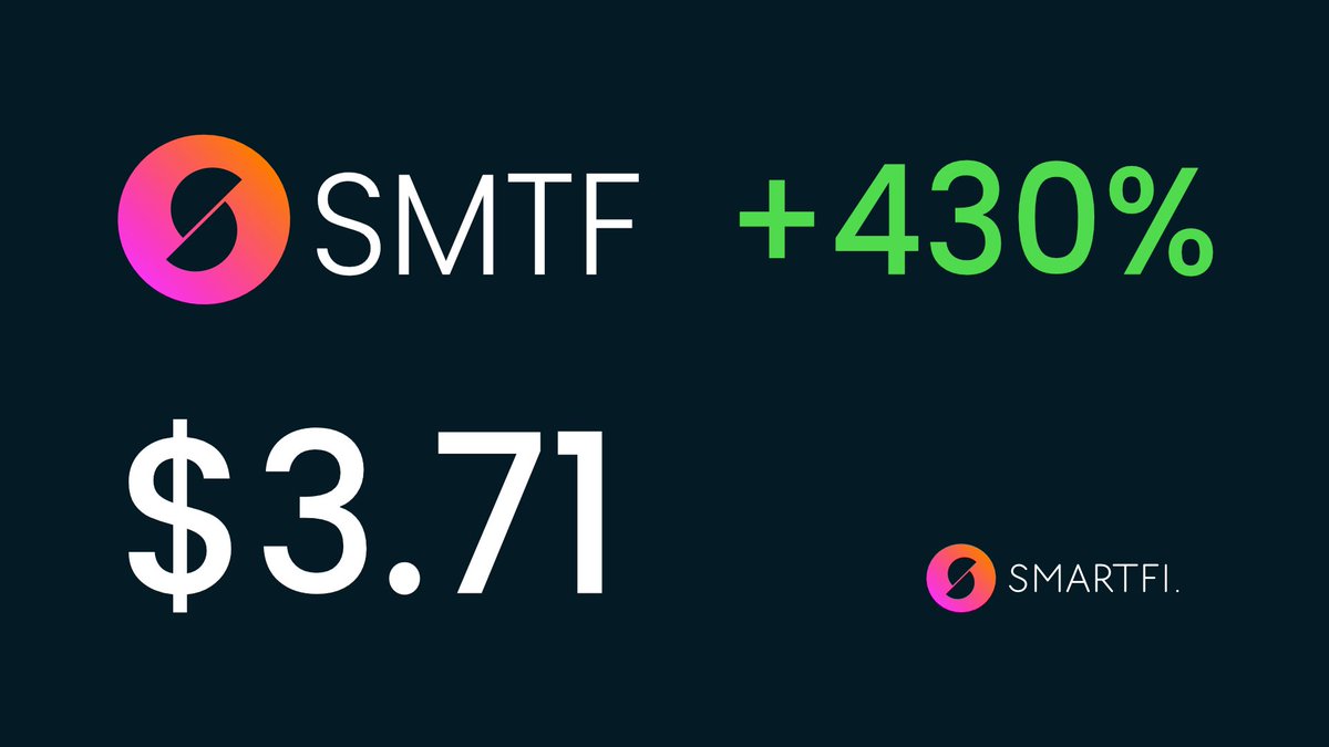 bl4ckr0s305's tweet image. Another all time high hit again! If you want less risk start investing in $SMTF
They have genius strategy only with its #SmartCycle. A token that is bear market resistant
Sign up now to get $5 bonus 👇👇👇
 portal.smartfi.com/signup?ref=c28…
#SuperSmartFinance