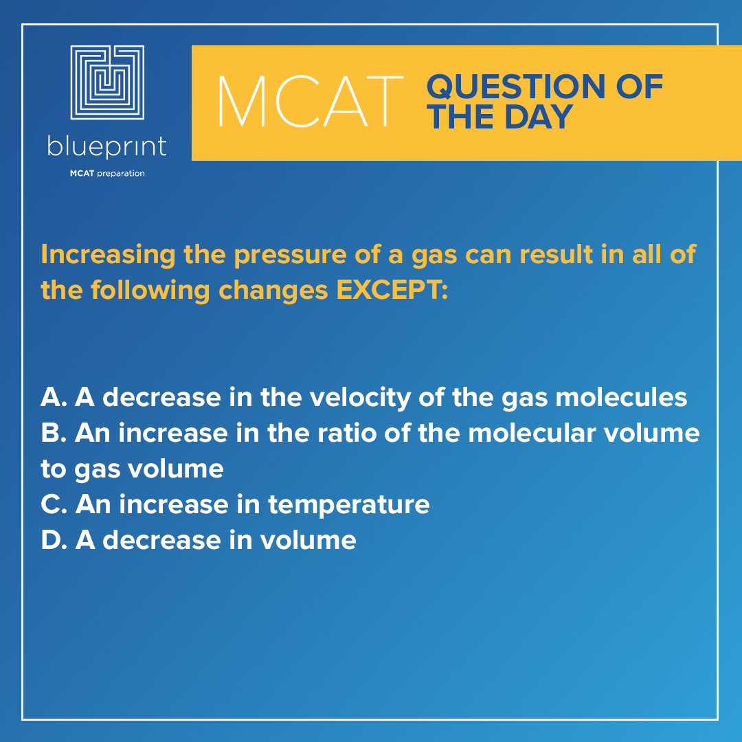 Blueprint_MCAT's tweet image. Let's get the weekend started with today's #MCATQuestionOfTheDay! For answer and explanation, check out our blog: hubs.ly/Q012J7S60