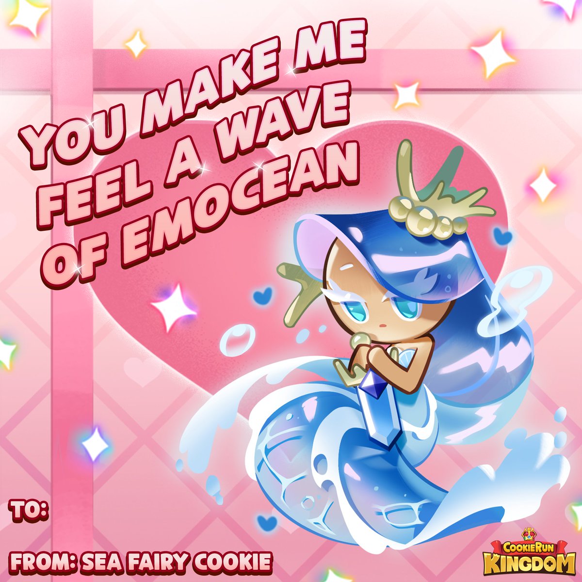 Can you melt their frozen hearts? 🌊❄️💙

#CookieRunKingdom #FrostQueenCookie #SeaFairyCookie #ValentinesDay