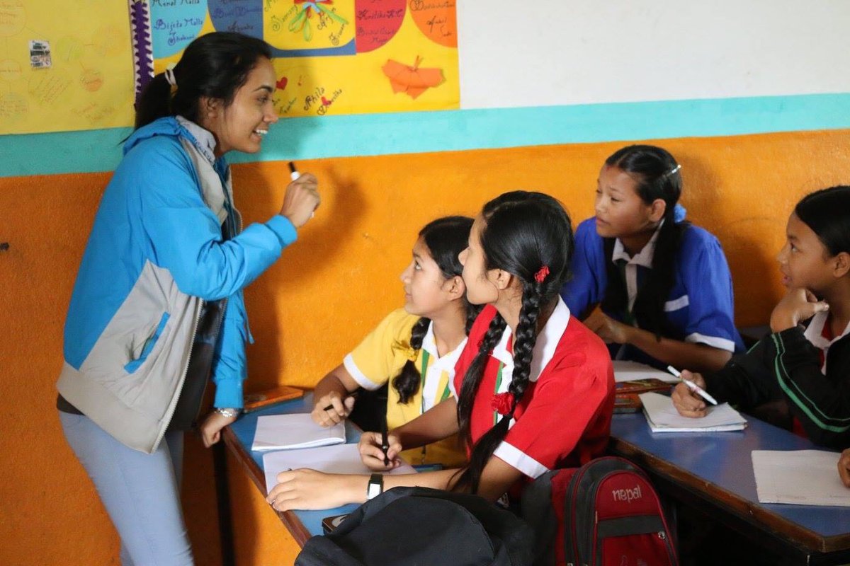 went back to my school in Nepal in dec,as the only scientist the students have ever met; who looks like them! Had a great discussion about developing scientific infrastructures globally! This #WomenInScience day, reminding myself &amp; everyone that representation is the first step!