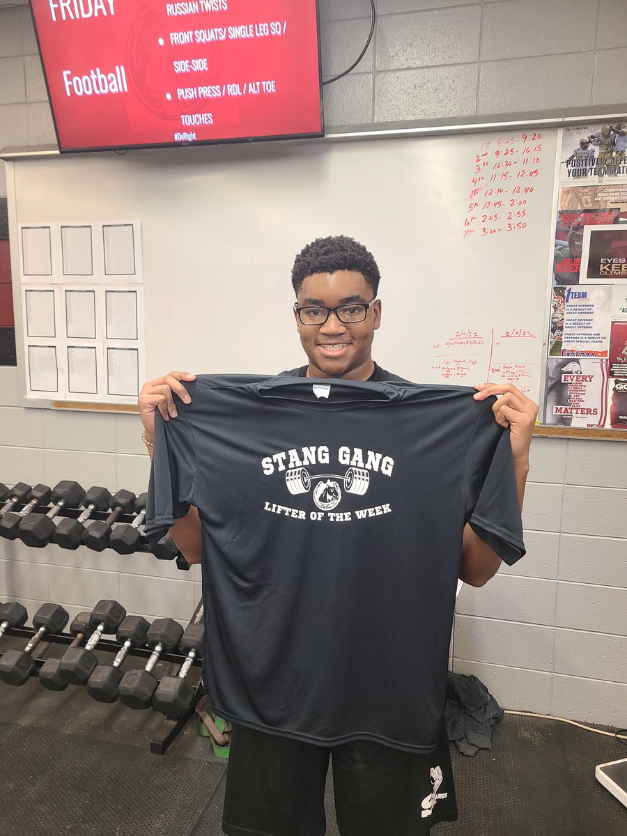 SouthEffingham1's tweet photo. Congratulations to Micah Hunt &amp; Xavier Stephens for being Lifters of the Week! #SouthStrong https://t.co/lvYpUKza31