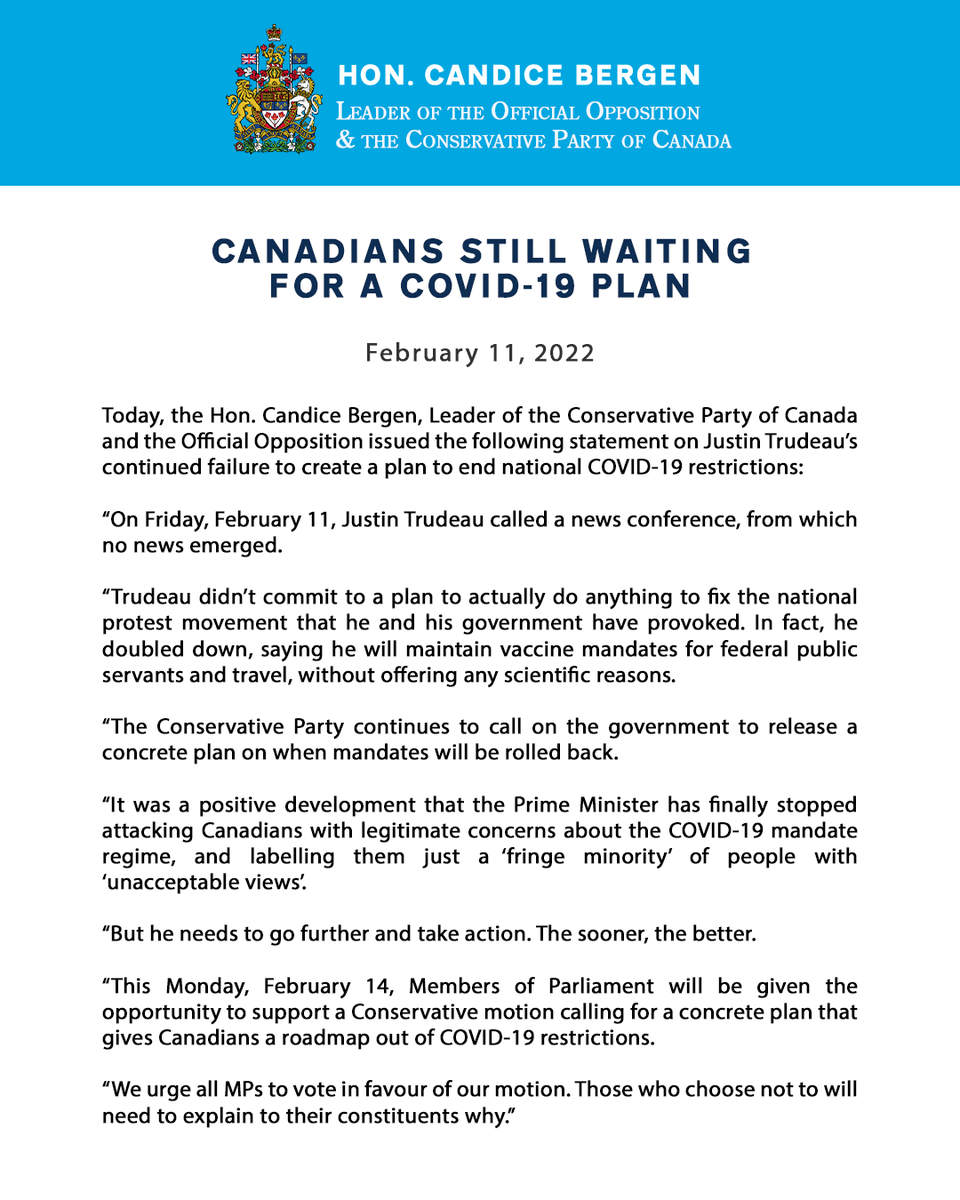 CandiceBergen_'s tweet photo. Canadians still waiting for a COVID-19 plan. https://t.co/G0LoxrgaTT