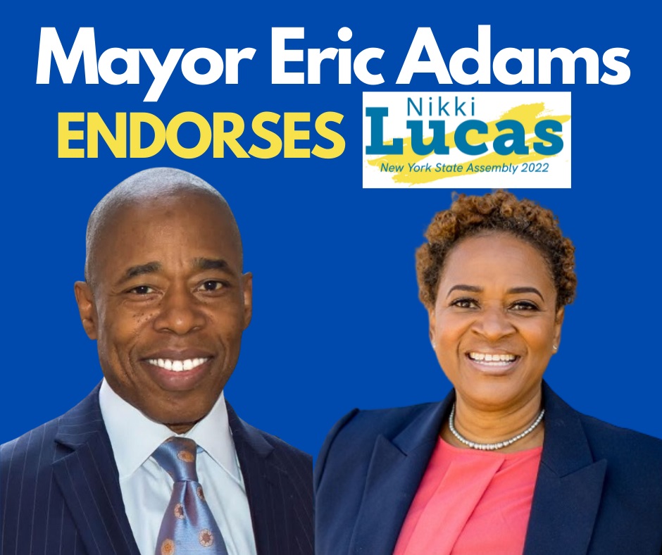 I am honored &amp; humbled to receive the endorsement of Mayor Eric Adams. We both care deeply about issues that impact our community.
It is important that you all vote.
Find your poll location. findmypollsite.vote.nyc or call 866-868-3692

ELECTION DAY – Tuesday Feb. 15