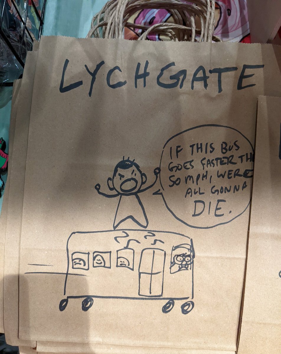 If u get a shirt or a lotta shit u get a free bag that I drew on and I keep drawing mostly Keanu reeves movies