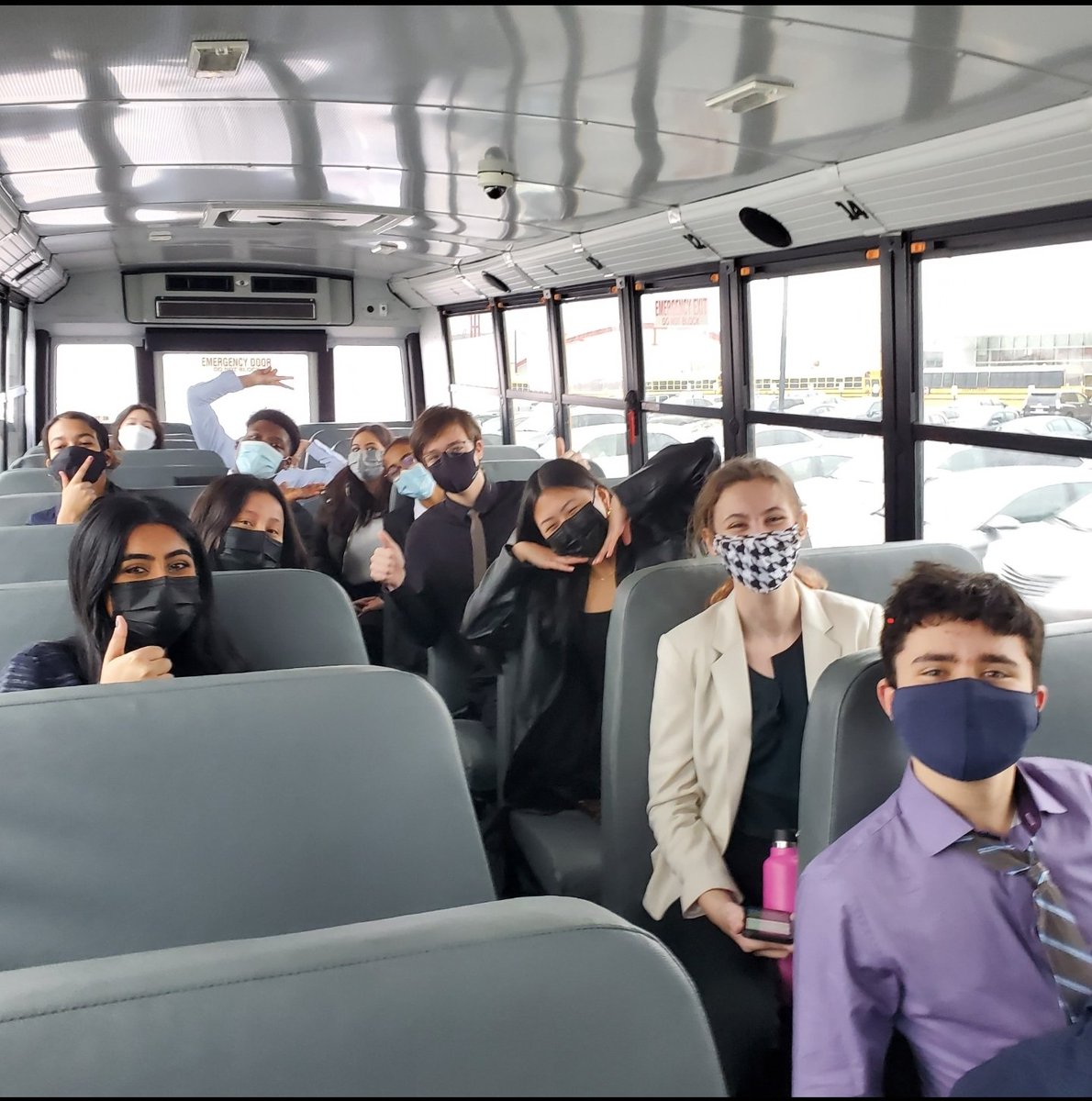 NilesWestDebate's tweet image. Very excited to be heading to our first in-person debate tournament since March 2020. Maine East here we come! We are so proud of these students for sticking with the program through virtual debate. #gowolves 🐺 🎊