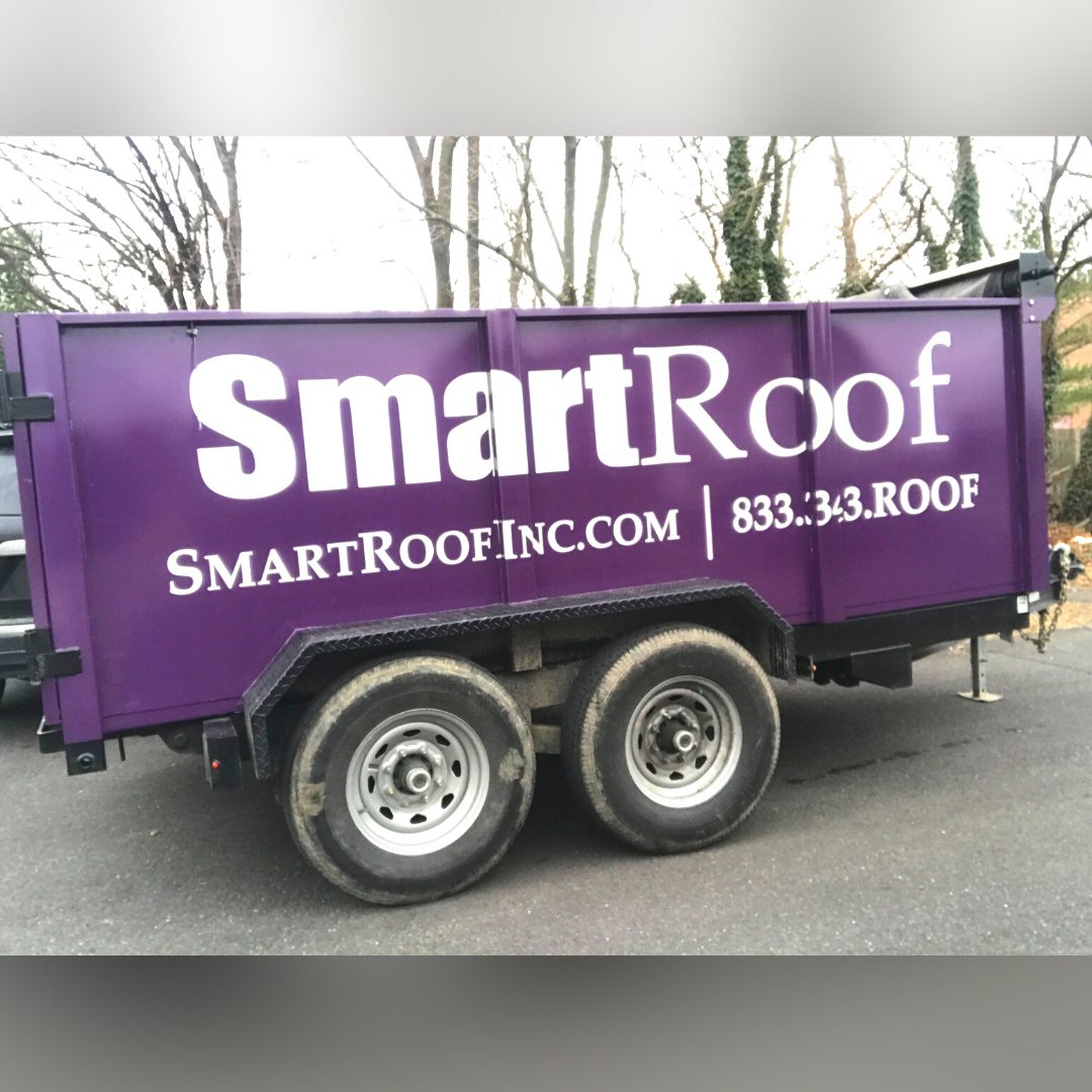 Image360Marlton's tweet image. SmartRoof of Aston PA was so happy with their trucks' vehicle wrap, they decided to brand their trailers as well in the SmartRoof purple!

#Image360 #AstonPA #SmartRoof #vehiclewrap #trailer