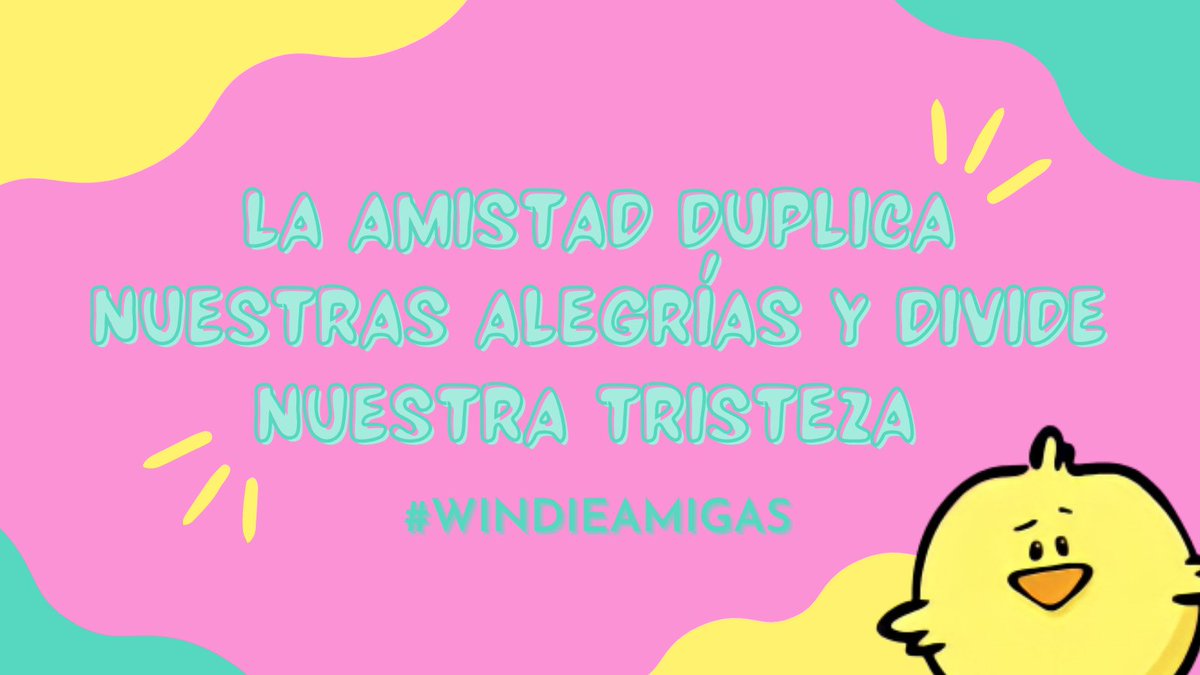 subswind's tweet photo. #DiaDeLaAmiga #WindieAmigas 💗🐥 https://t.co/QIhtfcsOsG