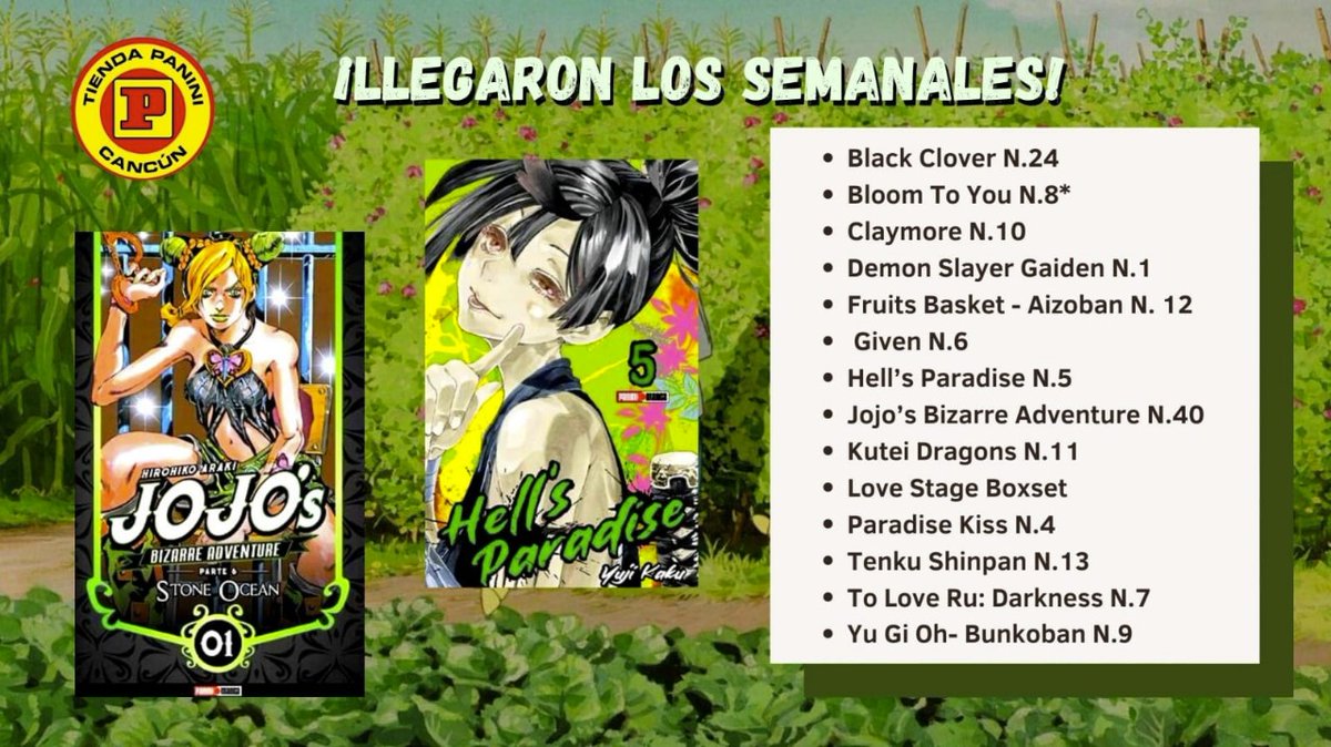 PaniniCancun's tweet photo. 📣Amigos nos llegaron los tomos SEMANALES😁‼️ Pasen a su sucursal preferida y adquieran sus tomos antes de que se agoten😁‼️✨🇯🇵🔥
Los estamos esperando😄✨

Face: @TiendaPaniniCancunMx
Insta: @tiendapaninicancun
Twitter: @PaniniCancun https://t.co/yfnSjrNIqF