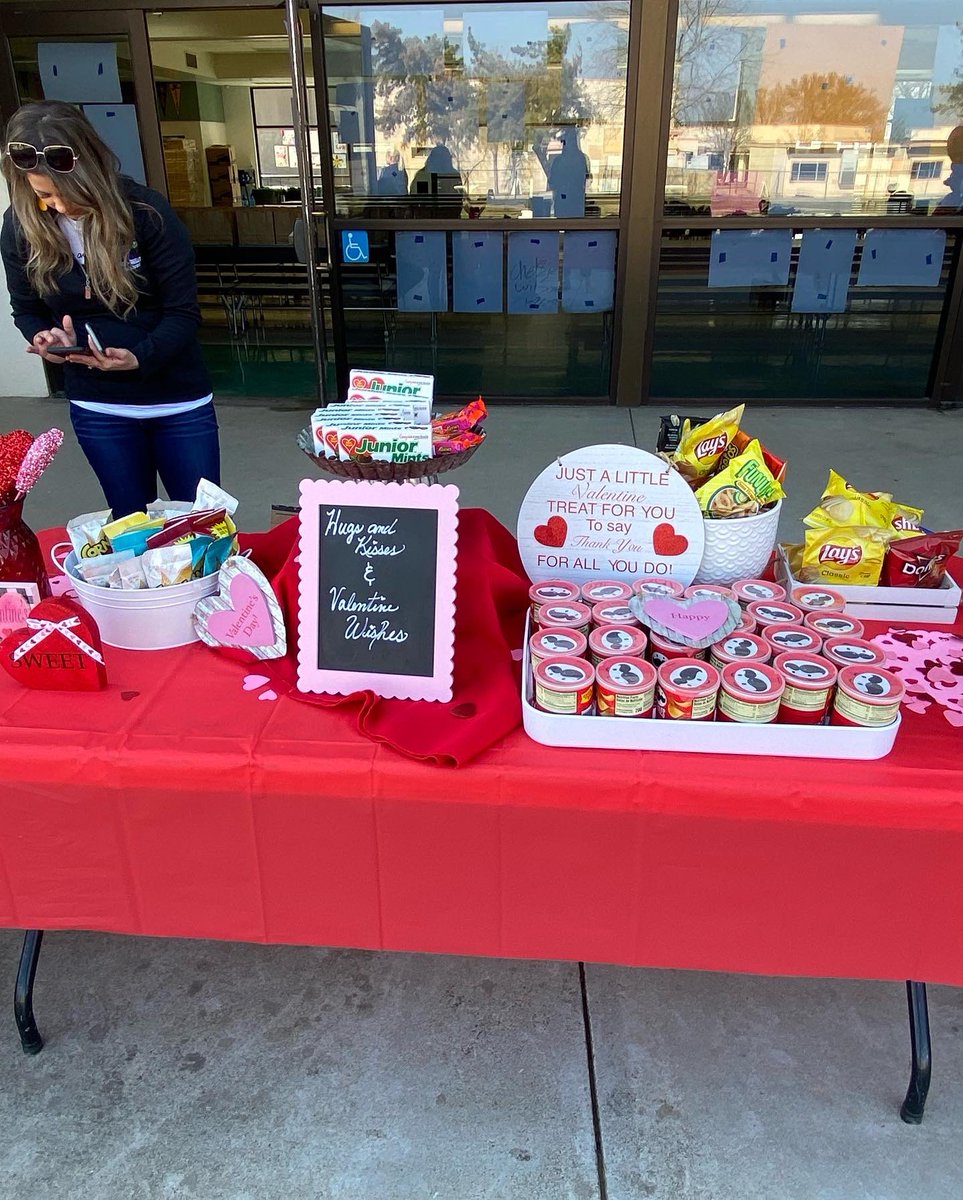 Thank you to the RBGUSD Board of Trustees for showing us the L❤️VE  and spoiling us today! It was truly appreciated! 💙🧡💚