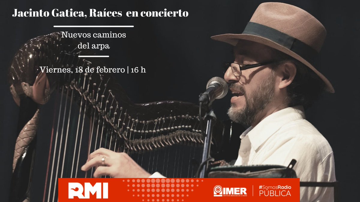 JacintoGatica's tweet photo. .@JacintoGatica ¡En vivo! ¡Te esperamos en la transmisión streaming! Jacinto es un experimentado compositor, arreglista y arpista que rinde tributo y rejuvenece la tradición jarochera🎵

Viernes 18 de febrero | 16 h | https://t.co/Epl2eE5SWq https://t.co/HIZ8qYiSLM https://t.co/JB637UyArL