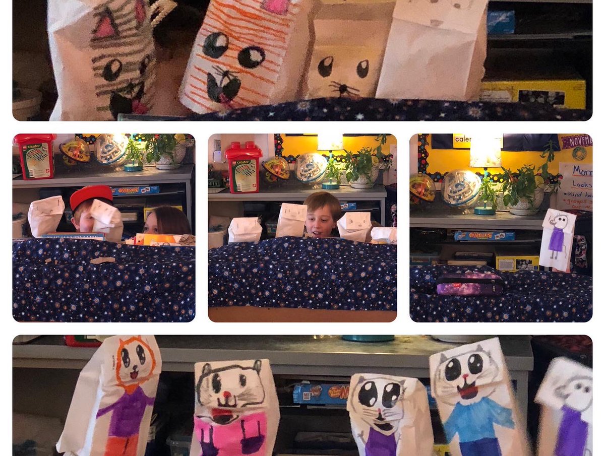 PSE3rdGrade's tweet photo. Creating puppets to act out stories about how characters use goods. Third graders are learning about Economics through studying fairytales. https://t.co/6rWtCfDzlQ