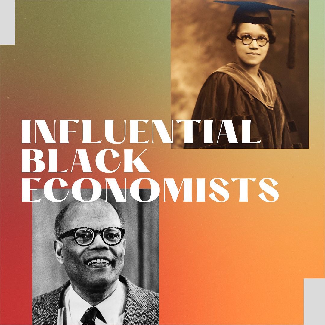EconWooster's tweet image. Here we celebrate a sample of influential black economists. Please feel free to add to this list. There are a lot more we need to feature and we hope to increase our awareness over time.