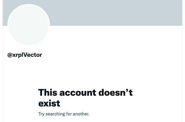 shawnmayj's tweet photo. ⚠️xVector @xrplVector Twitter account has been deleted 
@DukeOfAirdrop @XummerDrop @XRP_Bun @RipboyCrypto 

#StayVigilant #DYOR #ProtectEachOther https://t.co/sBGuE90YJr