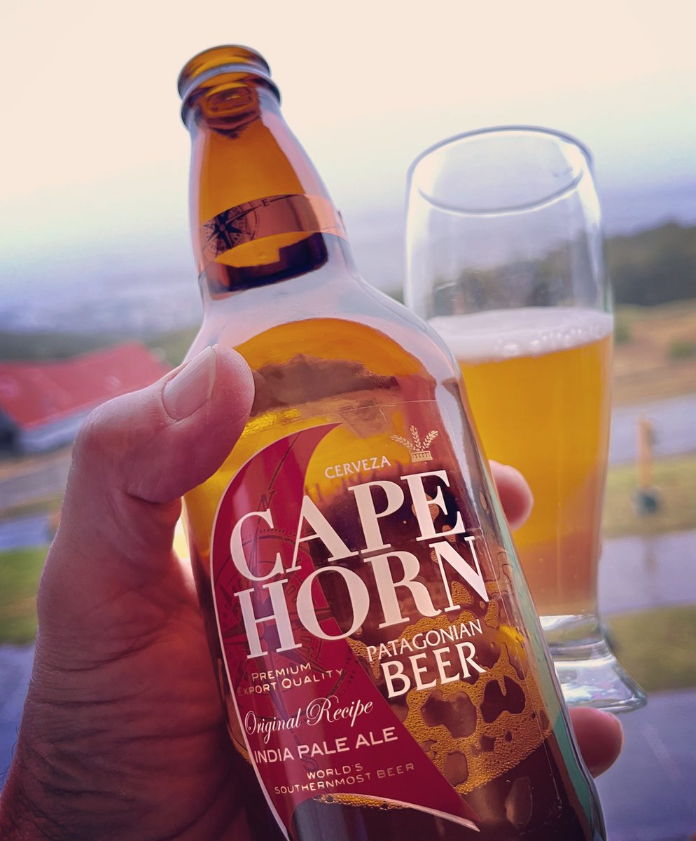 StevenHallDOP's tweet photo. Friday night beer & looking out to where this beer gets its name from. Apologies for the lack of a view but some low clouds have come in. Anyway, hopefully me & the rest of my crew will be sailing past the same place tomorrow evening #VFXDOP https://t.co/yHOGalrMxz