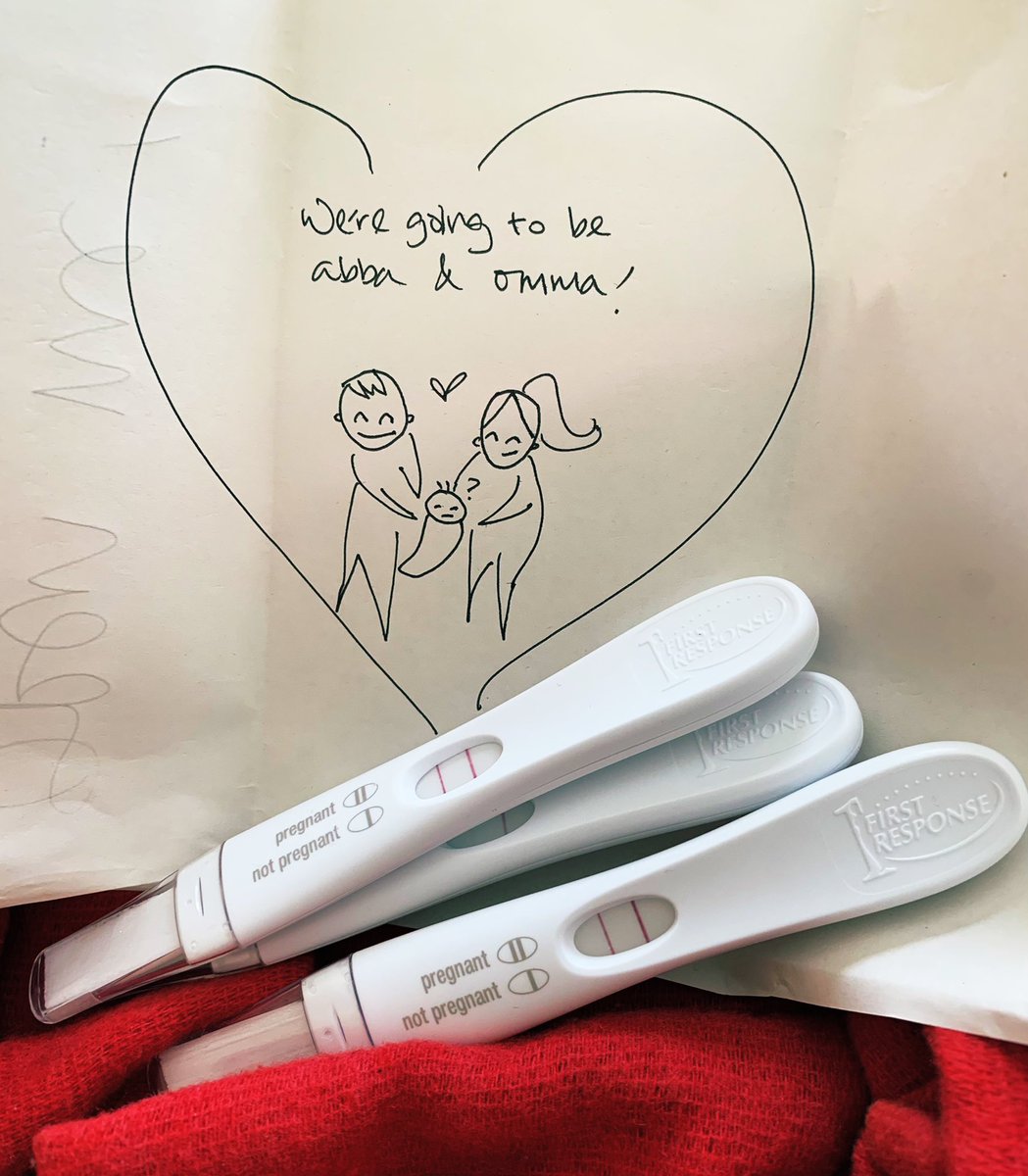 Well, this was unexpected. Fam & friends are shocked, but nobody's more  shocked than my husband & I, as we too just found out last week that we had  a boy growing