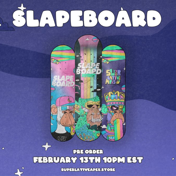 cryypticals's tweet photo. Superlative Ape #SLAPEBOARD πΉ
@SuperlativeApes LETS GOOO!!! https://t.co/QlICjOPiFn