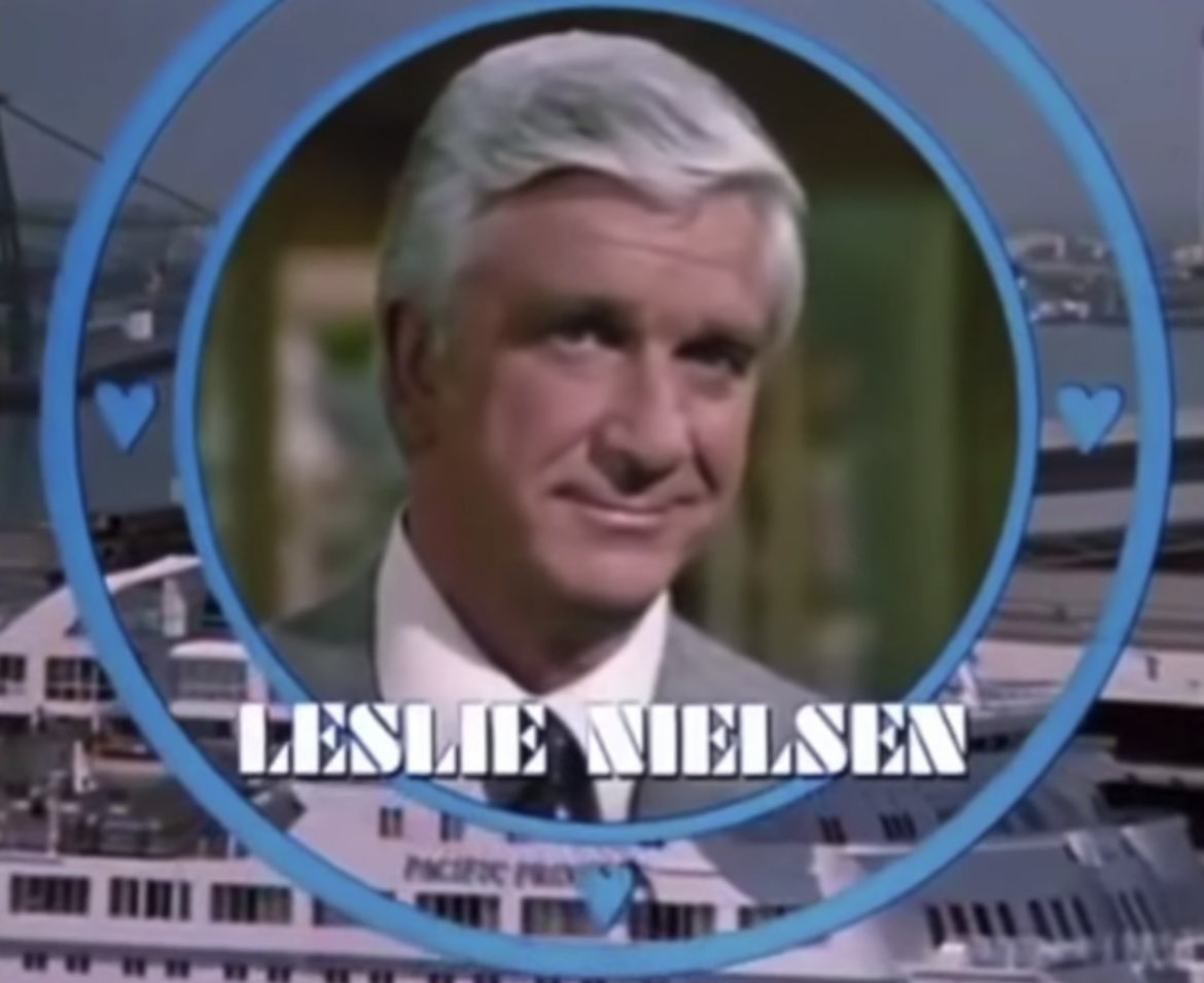 LC_Death_Pool's tweet photo. The ladies on the Love Boat got a little moist between the thighs when the greatest actor of all time stepped onto the Pacific Princess!  We raise our Jai Alai cesta to this legend on his birthday #NakedGun #Airplane #TodayinHistory https://t.co/xjxl9GhJeW