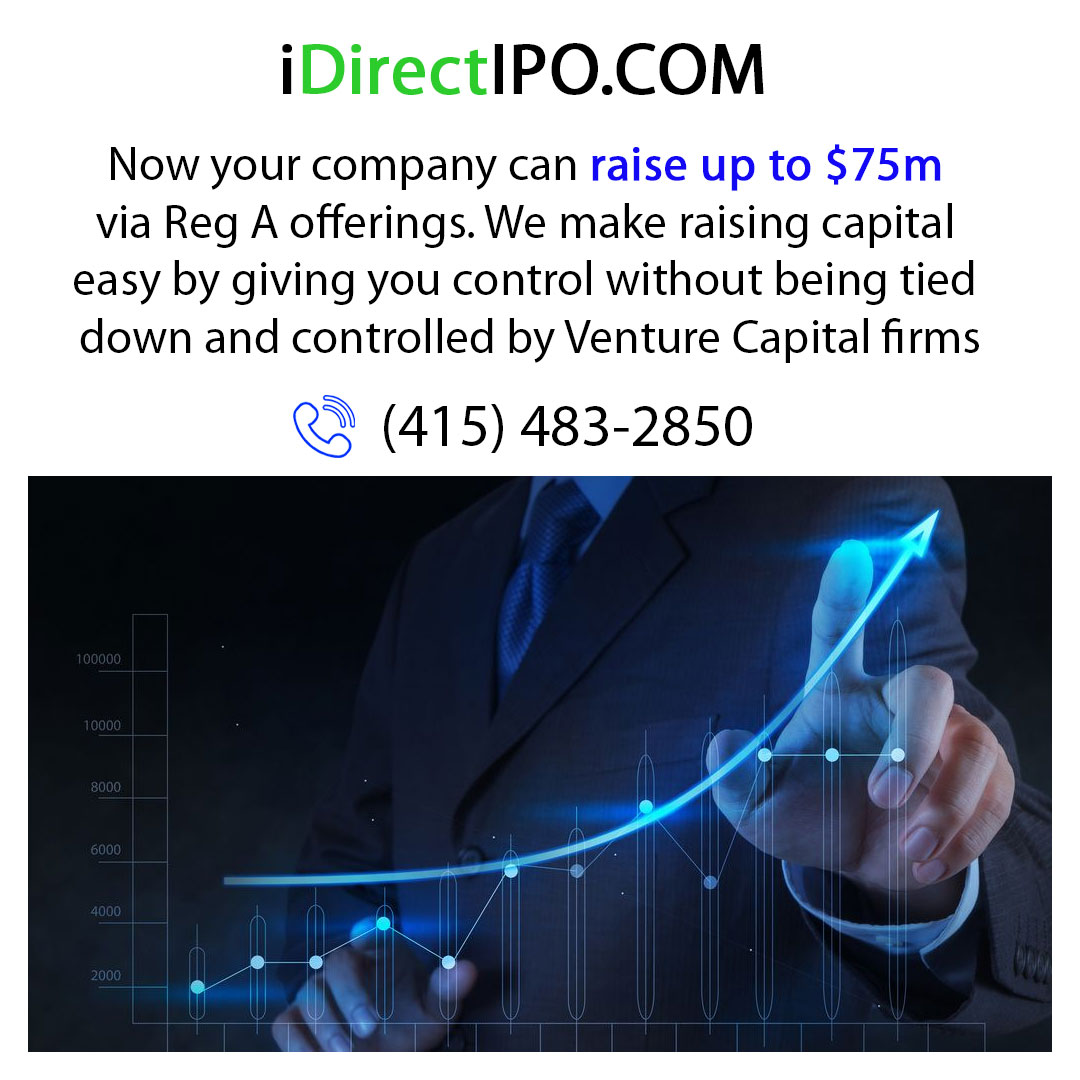 iDirectIPO's tweet photo. Reg A Funding Consulting; We describe the entire process for you, and everything that needs to be done at every step of the process. https://t.co/jqmlR8b0A8

#VentureCapital #funding #startups #raisingCapital #business #innovation #technology #startupfunding https://t.co/nEpZZml309