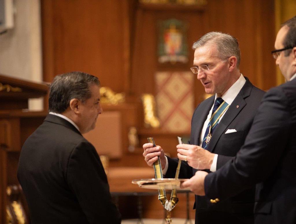 KofC_MexSur's tweet photo. Con gran alegría y emoción compartimos imágenes de la Instalación del Guardián Supremo de la Orden de Caballeros de Colón, el hermano Jorge Carlos Estrada Avilés 

@JorgeCEstradaA  @KofC https://t.co/8L55DXpneq