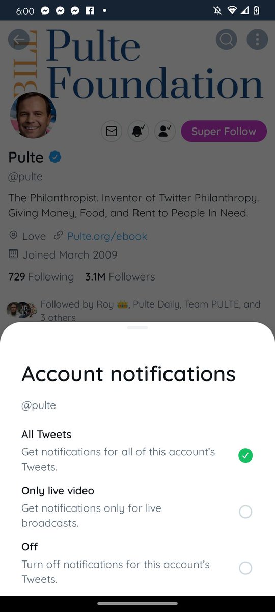 EmilyScarbro's tweet photo. @pulte Notifications are always on https://t.co/qXaUiest5S