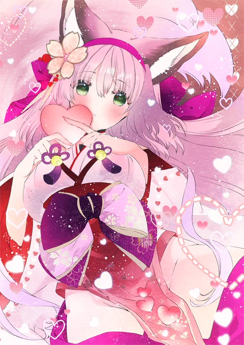 花月ちゃんのバレンタイン(*˘︶˘*).。.:*♡ #アズールレーン #花月 