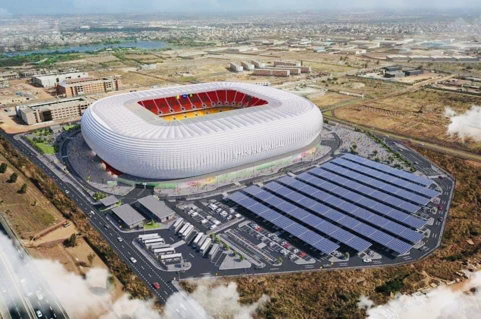 Fsfofficielle's tweet image. D’une capacité de 50.000 places, le tout nouveau stade du Sénégal sera inauguré le 22 février 2022 à Diamniadio. Bienvenue dans l’antre du lion. 🏟♥️