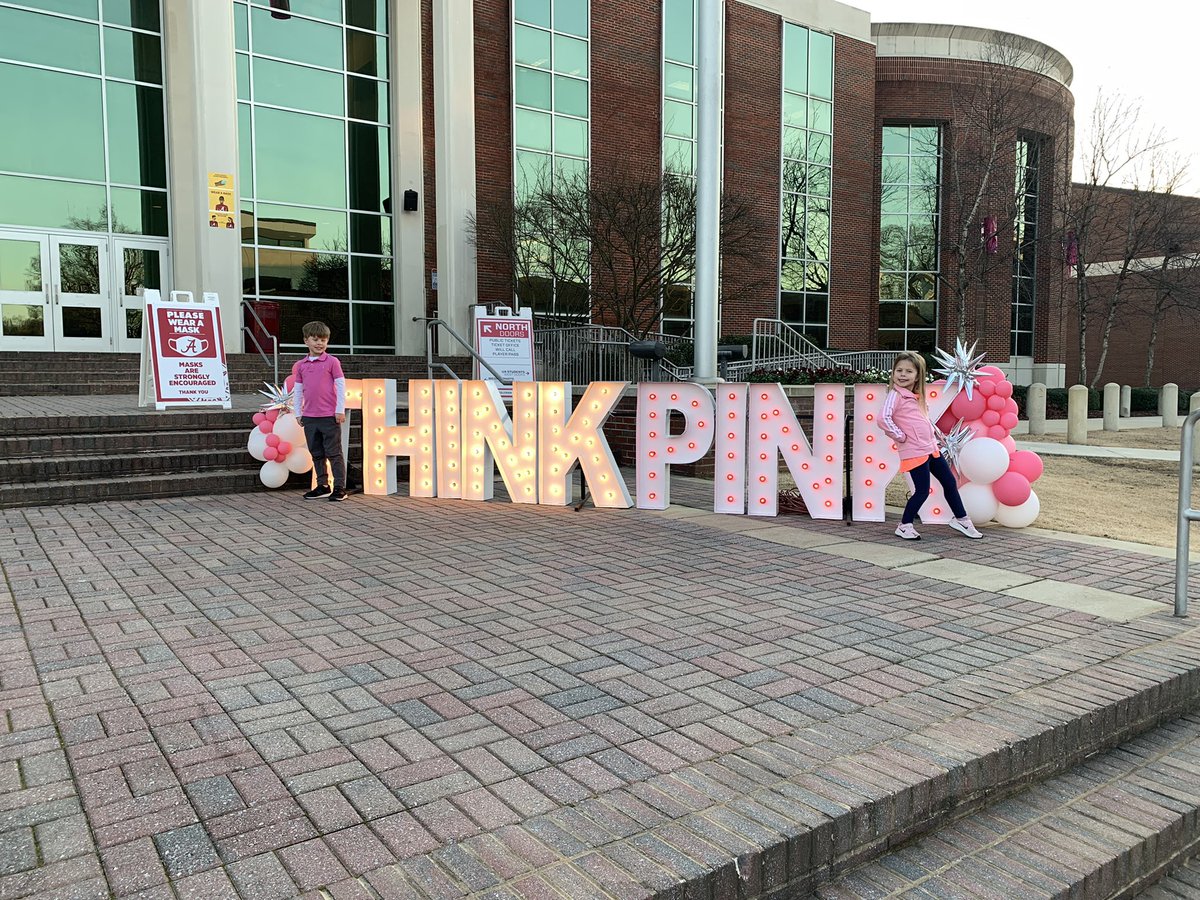 addison_perkins's tweet photo. @UA_Athletics @UACoachDana these kids are ready to watch the Tide roll. #RollTide #powerofpink https://t.co/tHJCEIBPCn