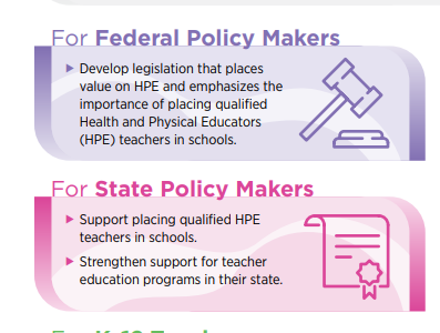 Policy makers can provide support through legislation in recruiting future health &amp; physical educators

Here are ways policy makers can help recruit future teachers into health &amp; physical education teacher education programs #CareerWhy #ForTheLoveofHPE

👇
bit.ly/3GGaRaU