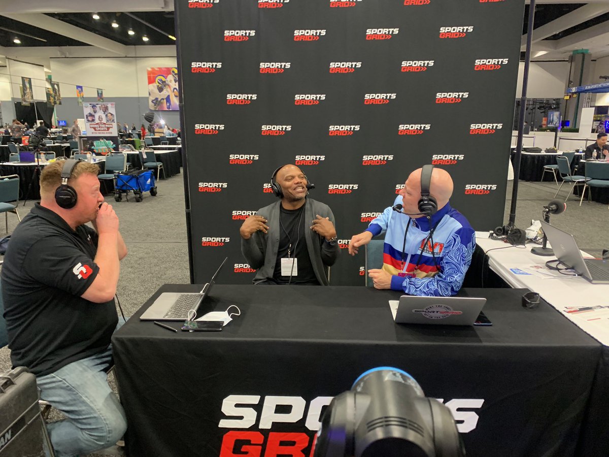 SportsGridTV's tweet photo. ON NOW: @EricMetcalf21 has joined @sportsrage & @CamStewartLive on Game Time Decisions!
https://t.co/MlySi3jDuw
#LiveFromLA #SuperBowl https://t.co/kIOkAeN0RV