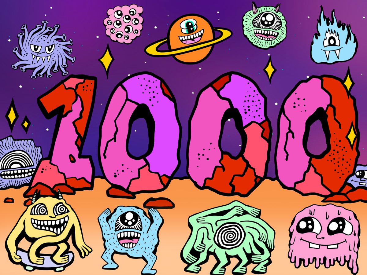 1000 followers strong! 

In celebration, we're giving away x5 WL spots ☄️

To enter:
1⃣ Follow <a href="/illogics/">illogics</a>
2⃣ Like + RT
3⃣ Tag 3 Friends👇

Winners will be selected in 24 hours!