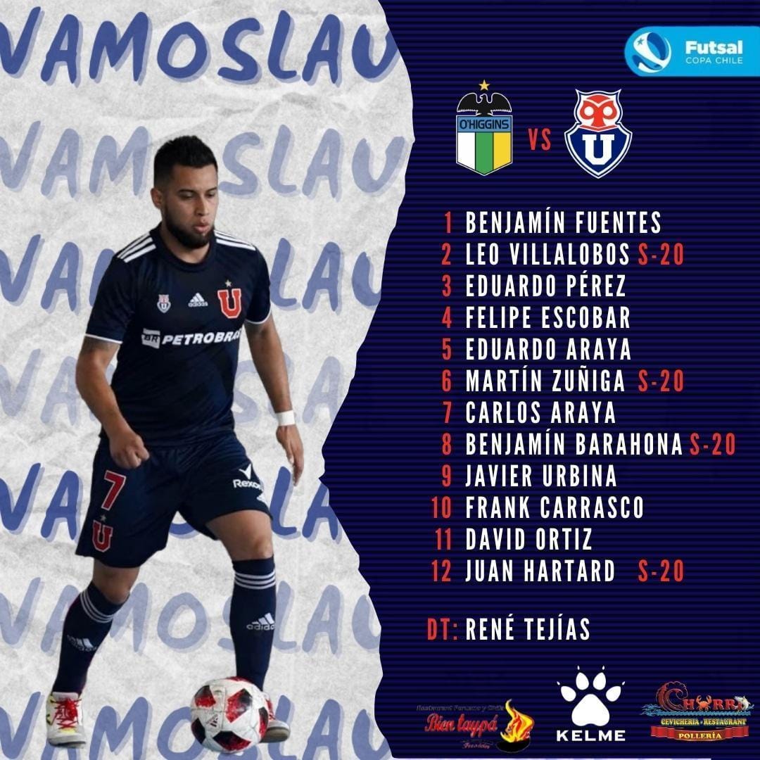 conexionazulcl's tweet photo. Comienza nuestro camino en la copa Chile 🏆🇨🇱

#VamosLaU #UdeChile #AzUlesFC 💙❤ https://t.co/An7J9Ls8ld