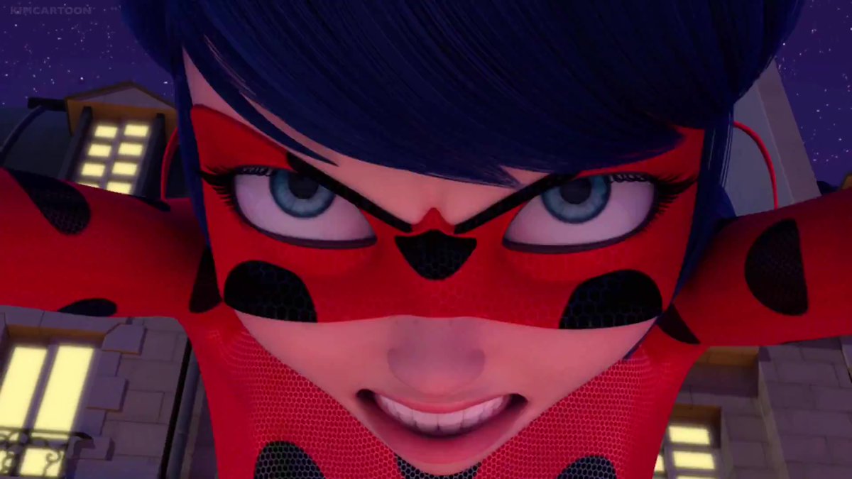 Red_Rescue's tweet photo. Two different shots of #Nightmarebug but the animation foreground is the same on both. with only a slight change on the lighting and the background is altered. #MiraculousLadybug #Sandboy https://t.co/m3BqFbYCjO