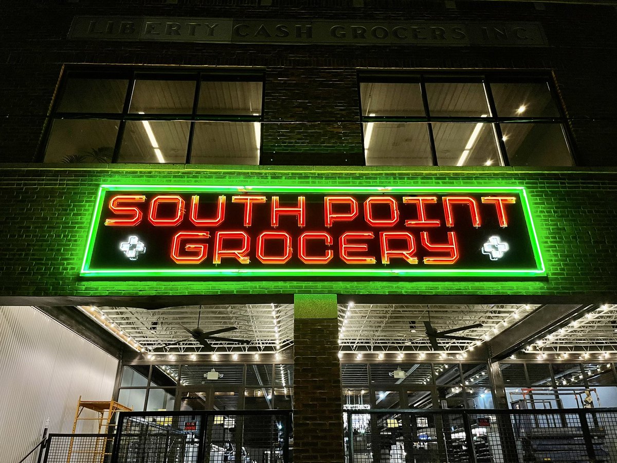 addie_fite's tweet photo. Just a few more weeks until South Point Grocery opens in downtown Memphis! We’ve been working on this project for so long and to see it finally come together has been so exciting for my family. We can’t wait for you to see it! 🔥 https://t.co/QNn76Csgz1