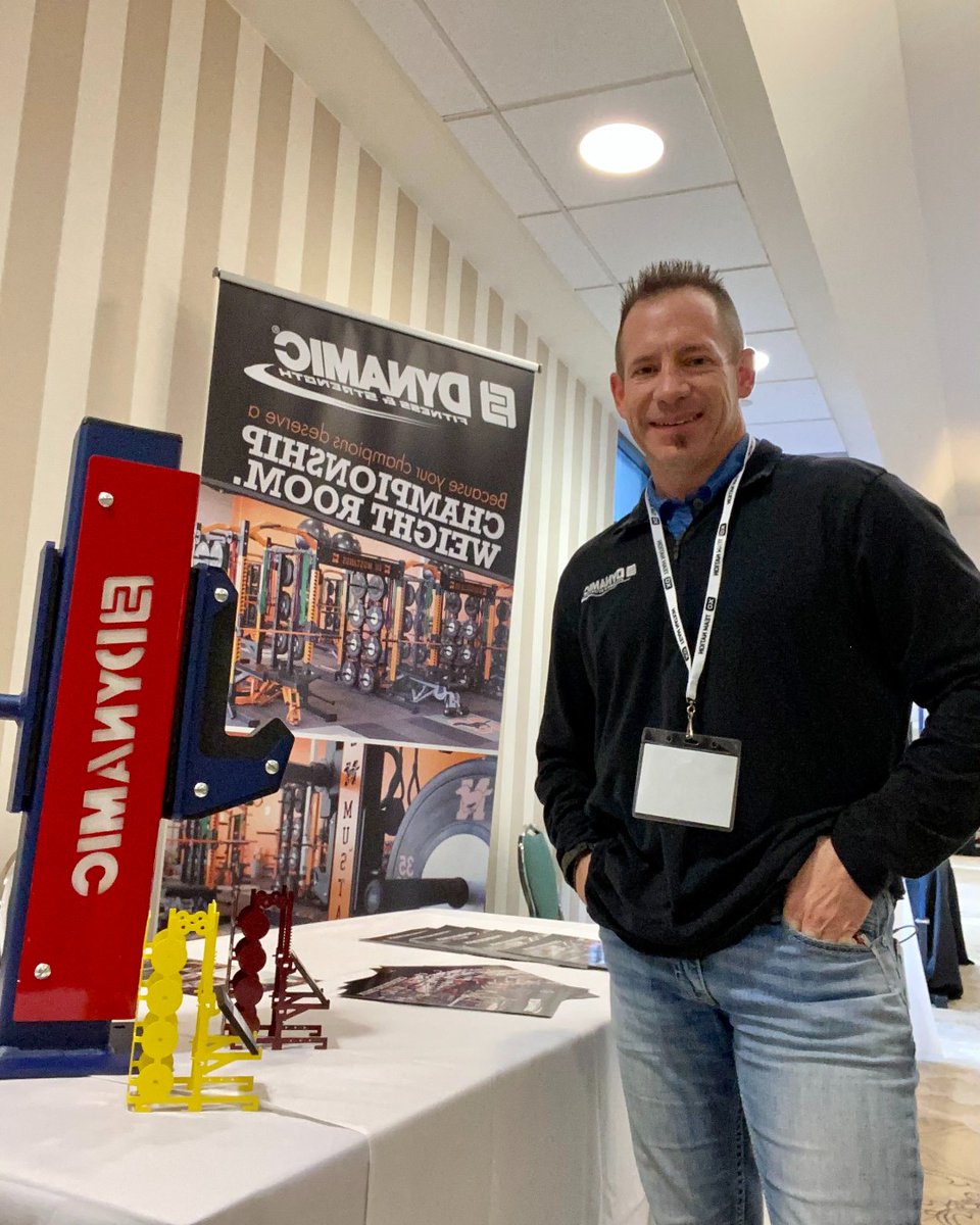 DynamicFandS's tweet photo. Dynamic Fitness & Strength Southeast Territory Manager Steve Gortmaker rockin' it at the @GlazierClinics in New Orleans!
#DynamicTeamPride #MoreStrengthPerSQFT #GlazierClinics #NewOrleans https://t.co/fXoQG5JiFt