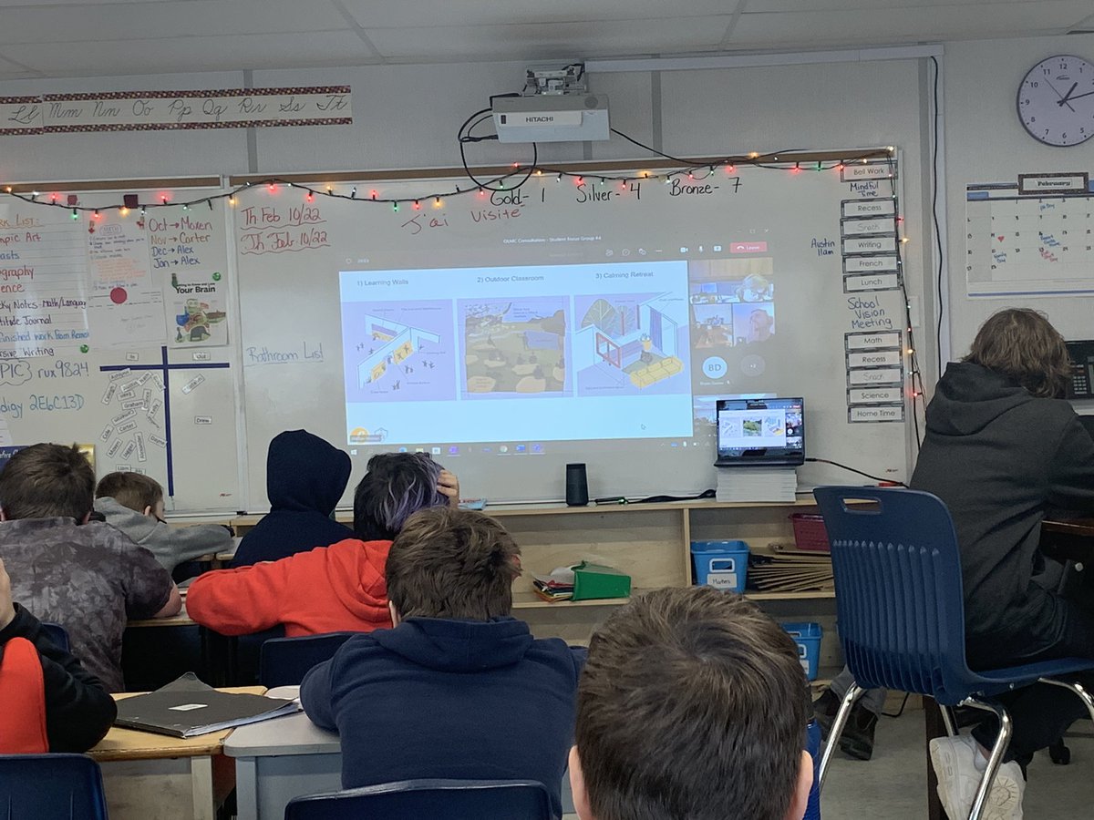 GauthierAbby's tweet photo. What an amazing week of collaboration and student voice participating in the new @alcdsb_olmc school build visioning meetings this week. Mrs. Lake’s class took the cake with their thoughtful authentic responses. #ALCDSBlessed https://t.co/79bOTE0vDK