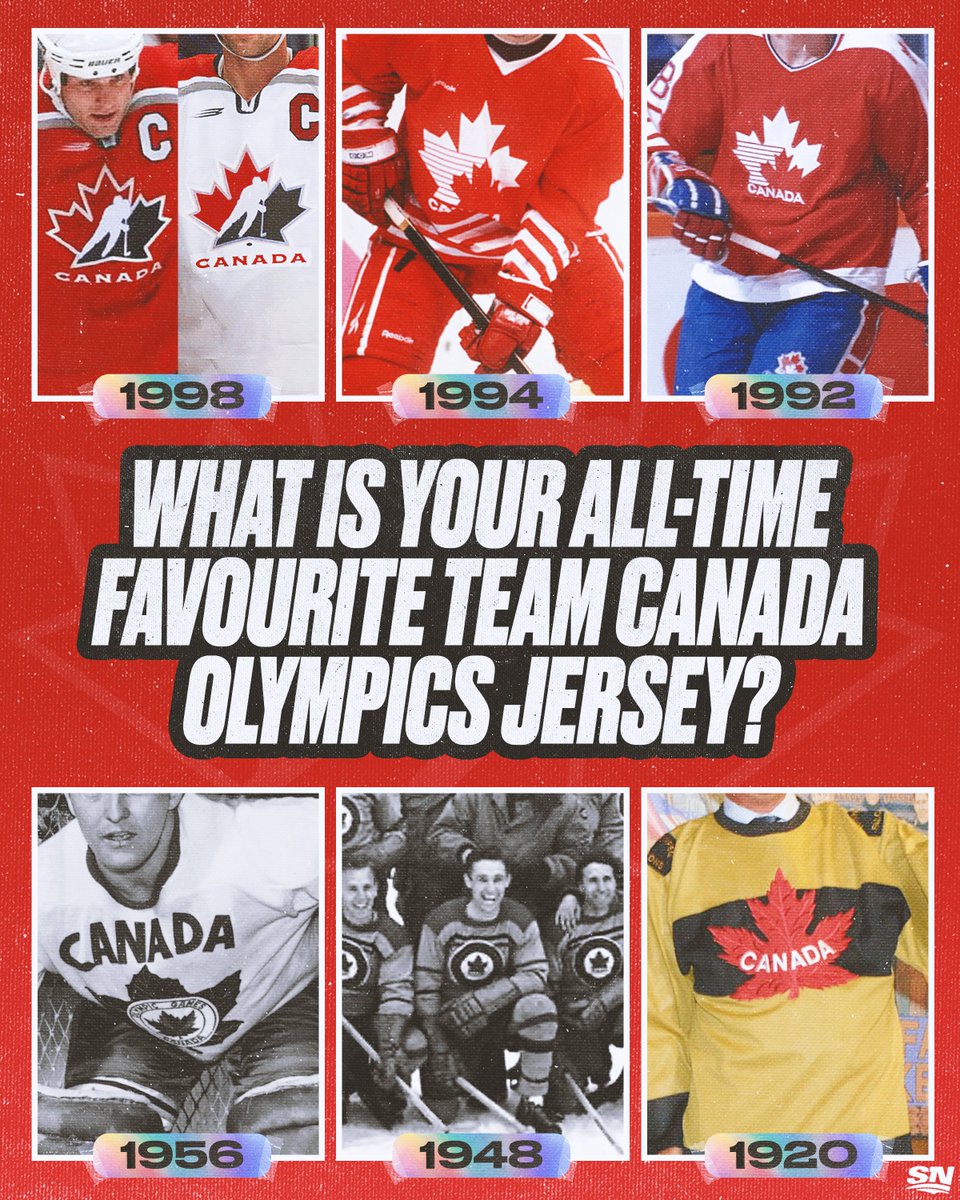 There have been some iconic <a href="/HockeyCanada/">Hockey Canada</a> Olympic jerseys through the years. 🇨🇦

Which one is your favourite? 🤔 #TeamCanada