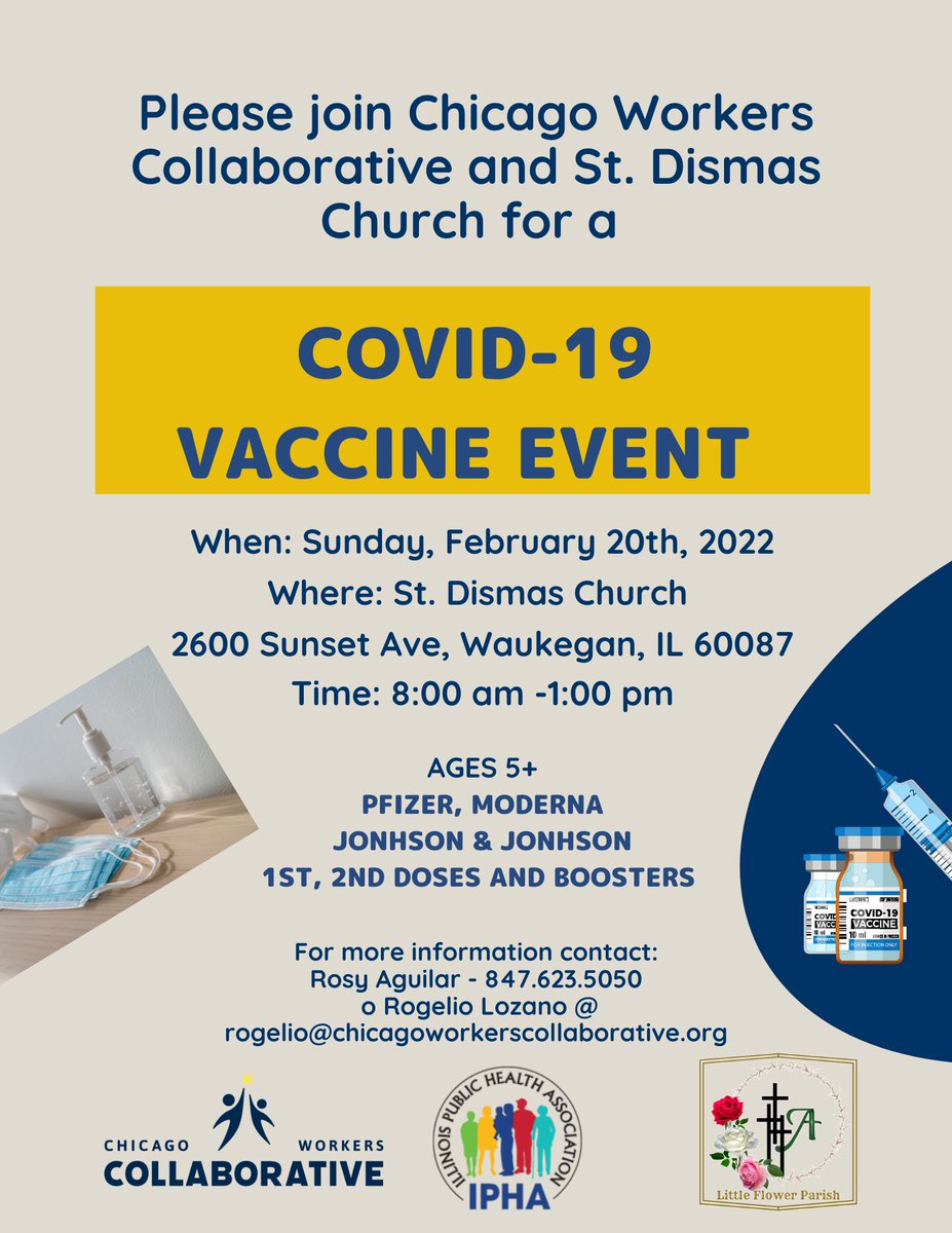 chi_temps's tweet image. We will have two PPE events on February 20th. Come get supplies to protect you and your loved ones. Share for people who may need it.
#protectessentialworkers