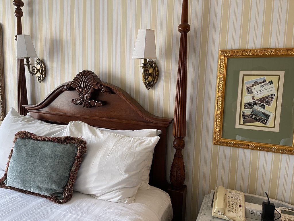 We are staying at Disney's Boardwalk Inn and there is a Hidden Mickey in this pic taken in our room.  Can you find it?  Share your answer in the reply, let us know if you like and follow us on Tik Tok, <a href="/findmickeys/">FindMickeys</a> for exclusive behind the scenes and videos of our Hidden Mickeys.