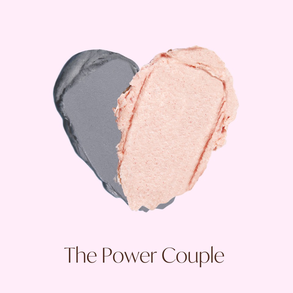 Our Favorite Power Couple ♥️⁠
⁠
🌿 Gently exfoliate your scalp with our True Enlightenment Scalp Scrub then follow with our clarifying Detox Hair Mask for a full hair and scalp treatment. #hairmask #innersense⁠