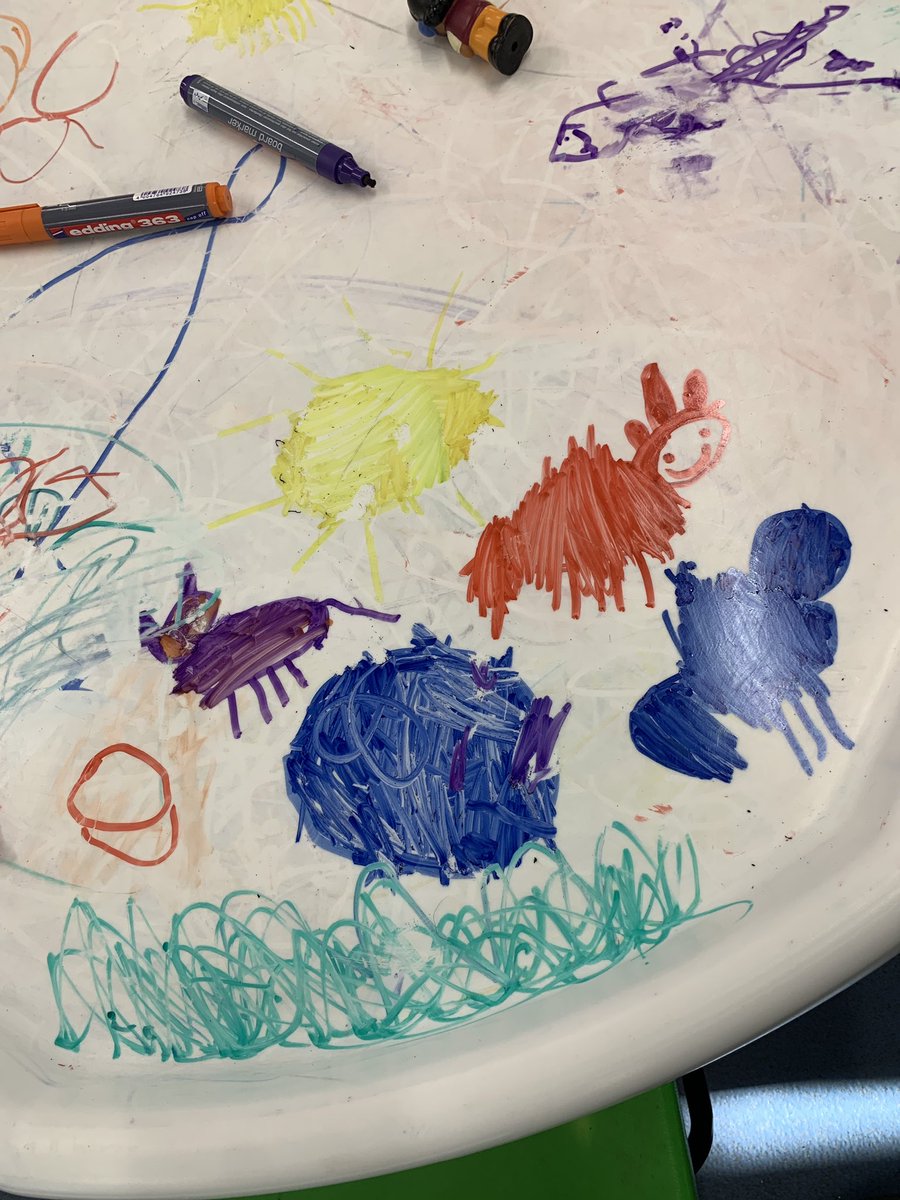 1MrsMarshall's tweet photo. What a day!

Our @Talk4Writing tuff tray had children lining up! 

The stories invented and the language used was AMAZING!!! 

So proud of my Gruffalos! Have a fabulous half term and a well deserved rest. 
.
.
.
#storytelling
#imagination
#EYFS 
#thisjobisamazing
#halfterm https://t.co/pWe1qonD6M