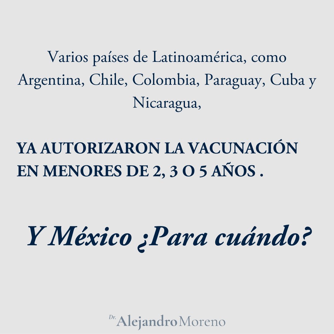 DrAlejandromtnl's tweet photo. Es necesario que se apruebe la vacunación para menores en México. 

#vacunas #salud #NL #Mex #información #editoriales #Covi19 #pandemia #niños https://t.co/tu2rhak6Yn