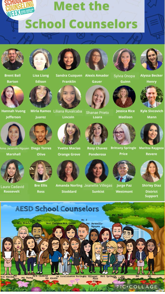 S Counselors Are better together. Love having <a href="/AESDcounselors/">AESDcounselors</a> to collaborate &amp; consult with. I also feel fortunate to have <a href="/ASCAtweets/">ASCA</a> &amp; @MyCASC counselor support, Facebook counselor groups &amp; amazing Instagram counselors. <a href="/AnaheimElem/">Anaheim Elementary</a> thank you 4 giving us time 2 work together.