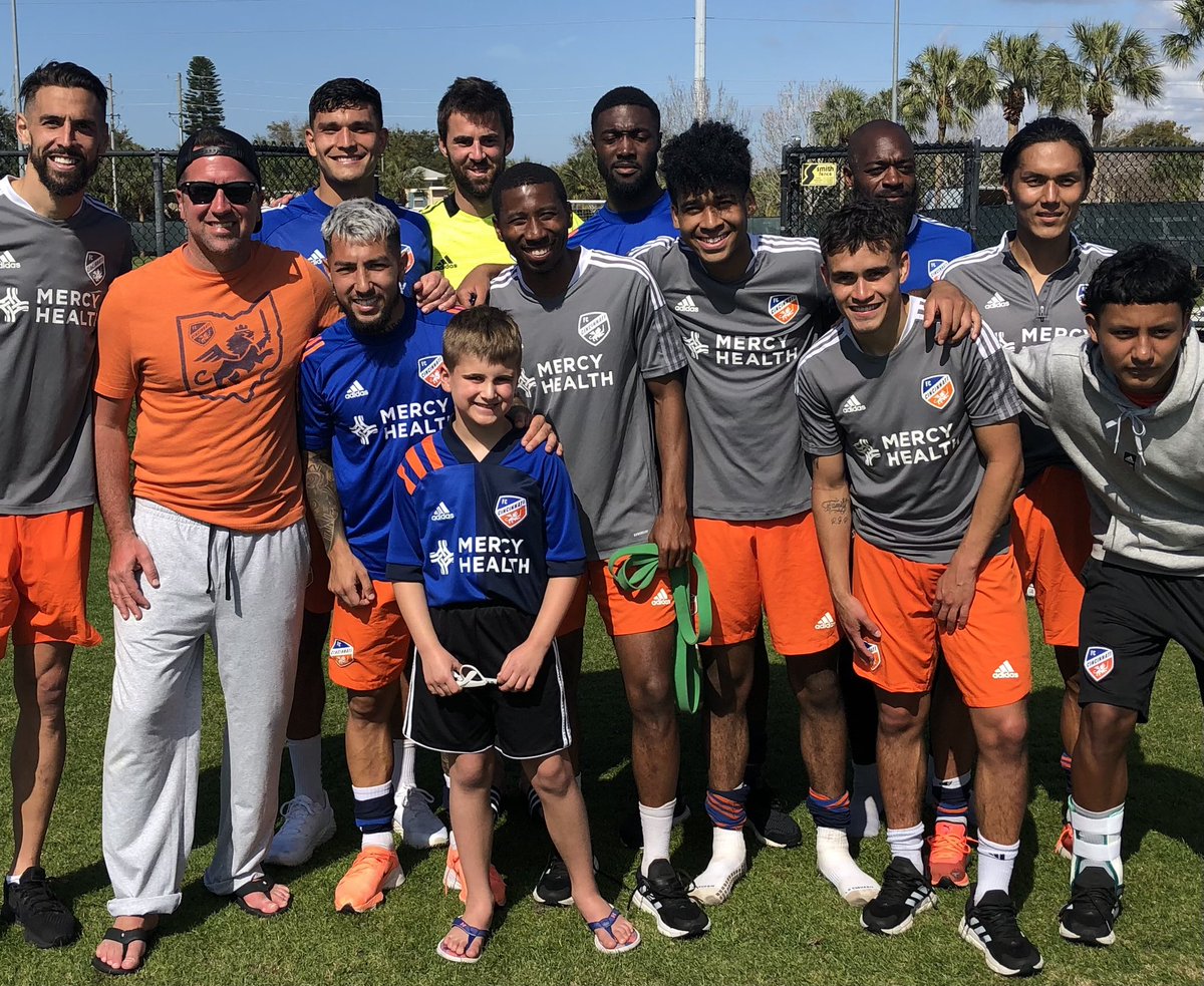 Swinging through FL to catch <a href="/fccincinnati/">FC Cincinnati</a> and see the boys. What a first class day with <a href="/ChrisAlbright03/">Chris Albright</a> and the whole staff. Thank you boys for making incredible memories. First class. #FCCincy <a href="/MLS/">Major League Soccer</a>