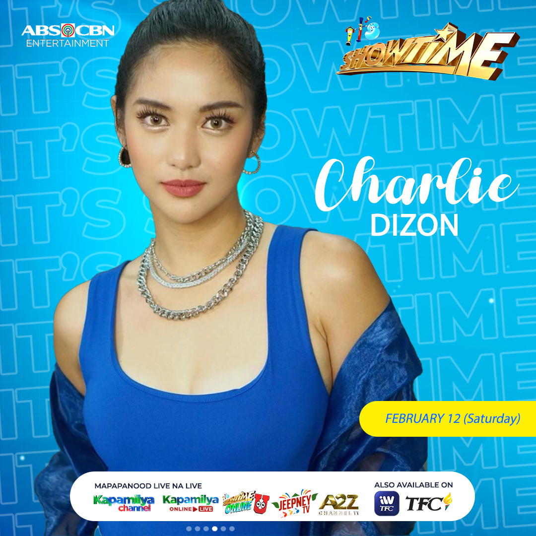 Madlang People! Dasurvv mo ang fun and sexy performance from Charlie Dizon this Saturday sa It's Showtime! Abangan! 💙💛✨ #ShowtimeDeserveMo