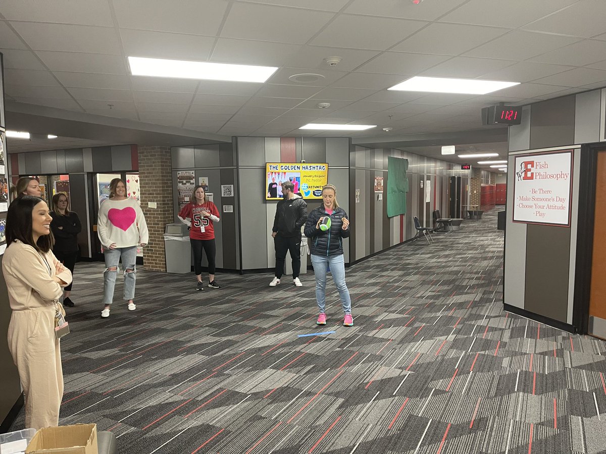 “Souper”Bowl at CMSE today! Had some friendly football competition and a Friday feast enjoyed by all!! <a href="/AmyCurrington/">amy currington</a> <a href="/ScientistShelvy/">ScientistShelvy</a> <a href="/EastScruggs/">Lauren Scruggs</a> #EastUnity