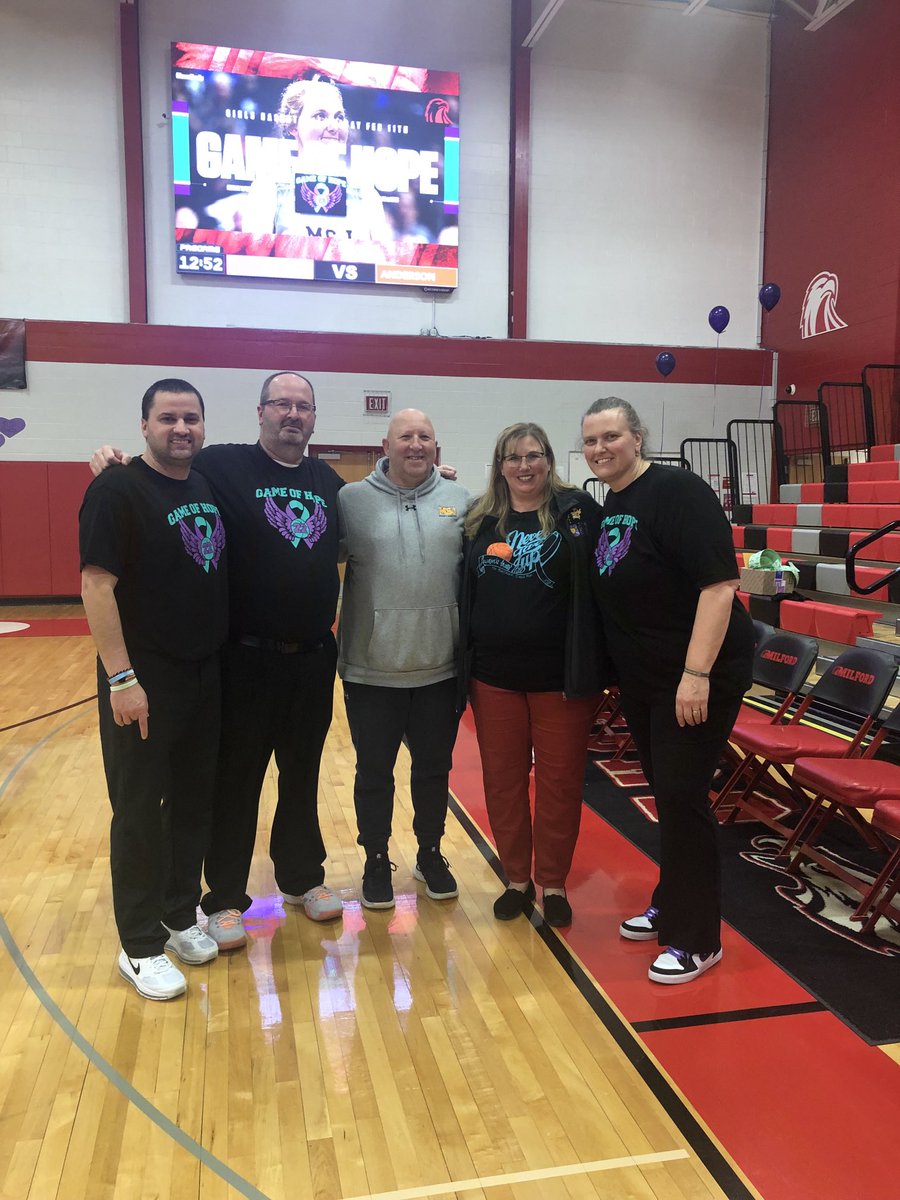 CoachBear22's tweet photo. Milford and Anderson HS keeping Lauren’s Hills legacy and fight for a Cure for DIPG!  The Game of Hope!! https://t.co/aVATiEPfeF