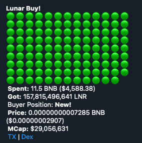 LNRDaily's tweet photo. 🚨Hope everyone is loading their @lnrdefi bags💰 at these great prices! Looks like some people are👀🚀 

💥Tier 1 #CEXlisting soon!
💥#Certik audit: 94 score
💥#Doxxed Devs 
💥Amazing Community Growth🚀
💥+ more catalysts soon!

#LNR #lunardefi  #Crypto #BSC #cryptocurrency https://t.co/vqJ7kM2Bsi