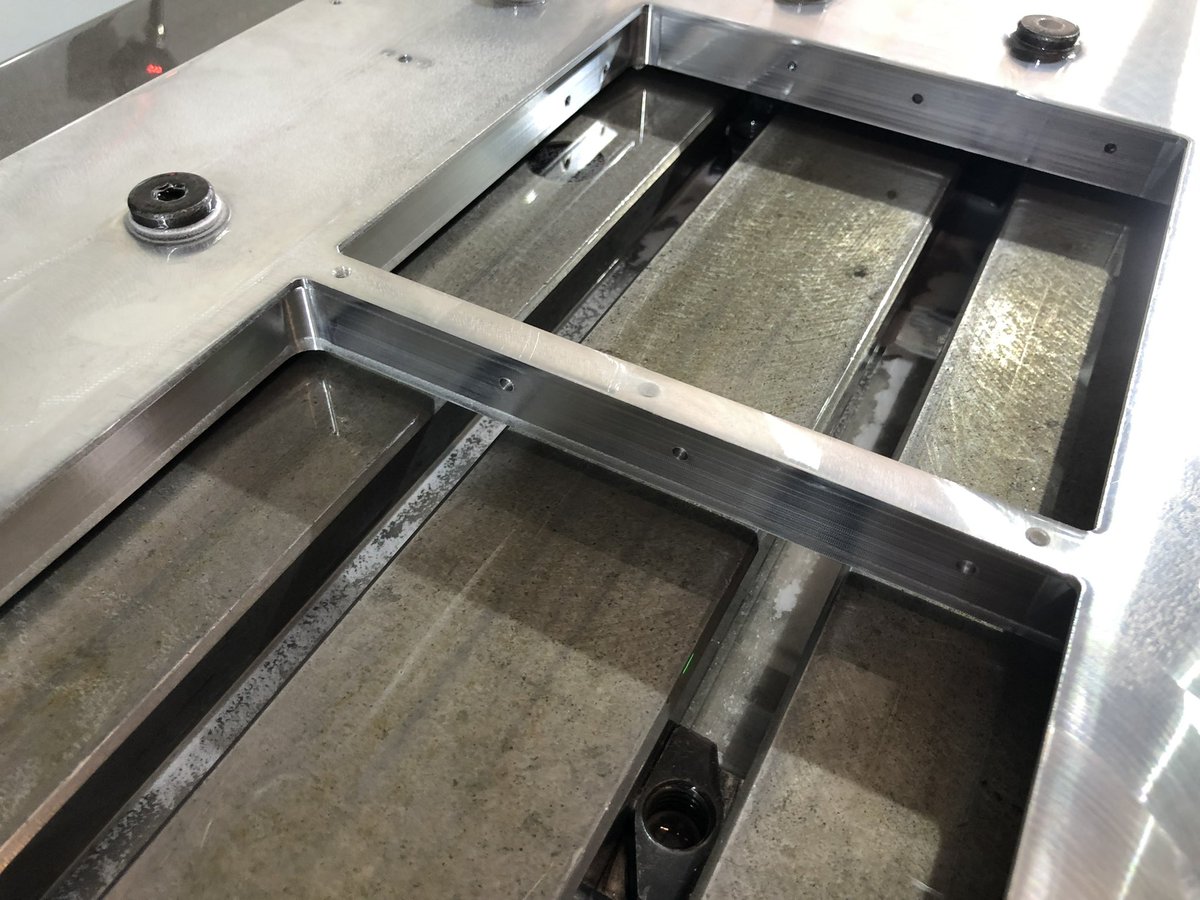 EAPanels's tweet photo. Happy Friday! Aaron, Sam &amp; Jonathan were busy-busy-busy this week! Jennifer snapped pics while it was waiting to go to @avex_inc &amp; #installed in N701AV!!! 
@Haas_Automation  
#socata #tbm700 #avionics #avionicspanel #eapanels #milled #aviationpowdercoating #avionicstechnician https://t.co/TMElozrcCb
