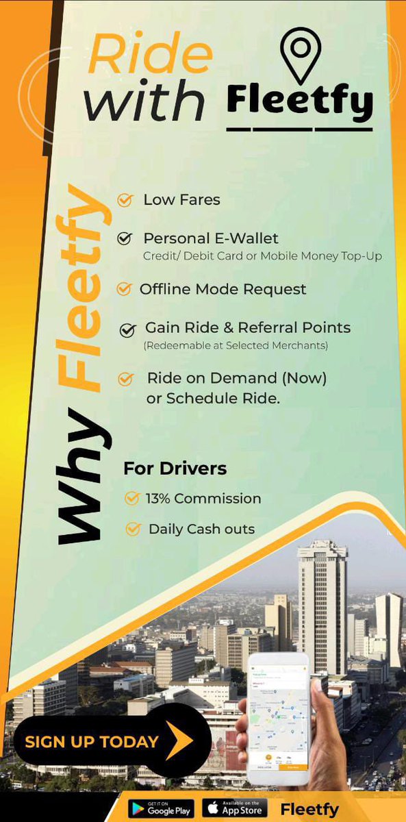 FrontierOnlineK's tweet photo. Car hailing app @FleetfyK will be launching their services at the @KICC_kenya today Saturday 12th February from 10AM to 1PM.

#FleetFy 

@abdinoormahdi @Moha001_Onyango @Counsel_Nassir @Asmali77 https://t.co/0LB34msGp3