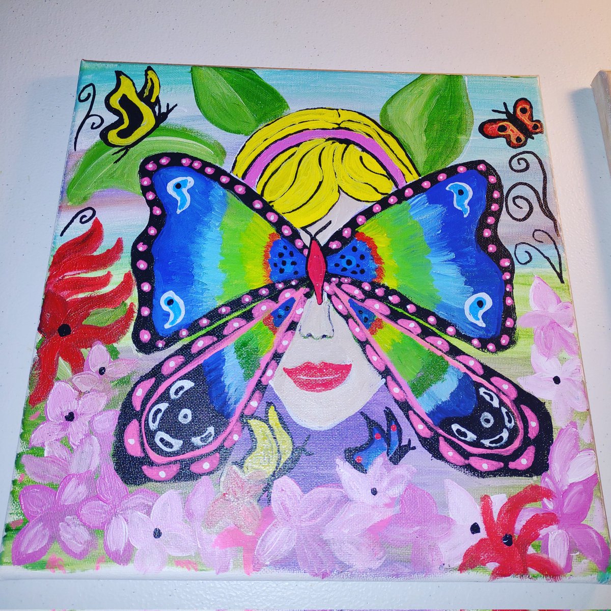 Wall_flower_73's tweet photo. #painting #paintings #PaintWithLove #painter #colorful #Flowers #butterfly #Butterflies #hippie #introverts #intovert https://t.co/xaRoec7oXd